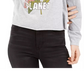 Camiseta gráfica One Planet da Rebelious One Juniors, tamanho médio, cinza