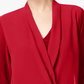 Blusa feminina Alfani Surplice vermelha tamanho X-Large