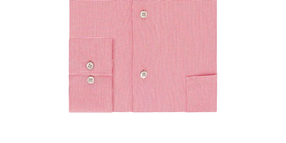 Camisa social masculina Van Heusen com botões elástica, tamanho X-G, Barn Red