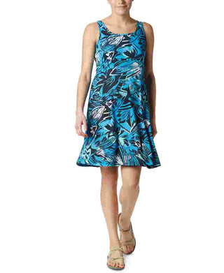 Vestido Columbia PFG Active Feminino Azul Tamanho X-S