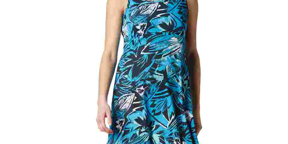 Vestido Columbia PFG Active Feminino Azul Tamanho X-S
