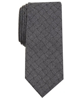Gravata Alfani Masculina Solid Mode Preta Tamanho Regular