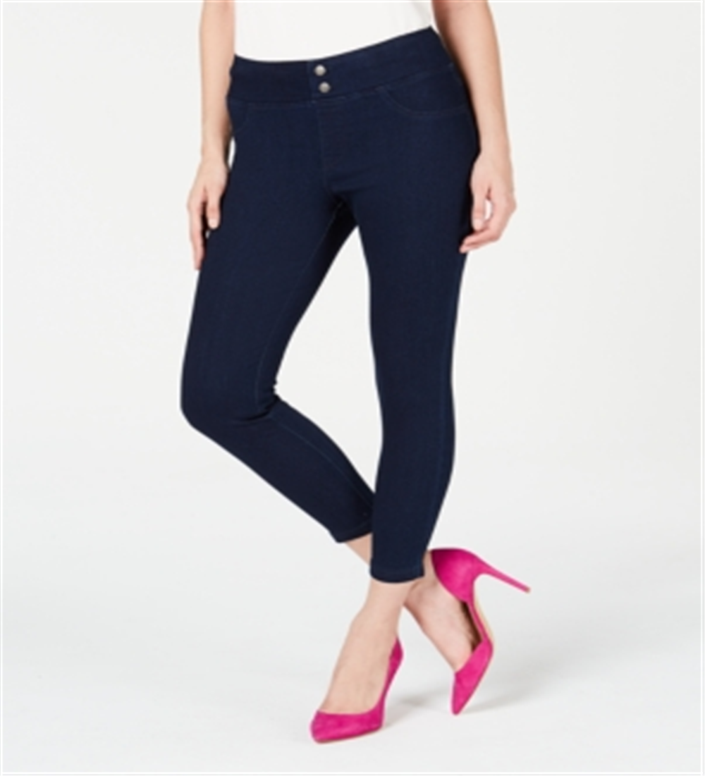 Calça Capri Feminina Hue Classic Smooth Denim Stretch Preta Tamanho P