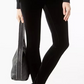 Calça skinny de veludo feminina Petite da INC International Concepts, preta, tamanho 4 Petite