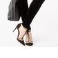 Calça skinny de veludo feminina Petite da INC International Concepts, preta, tamanho 4 Petite
