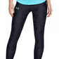 Calça legging de compressão Under Armour Qualifier Speedpocket feminina, preta, tamanho X-S