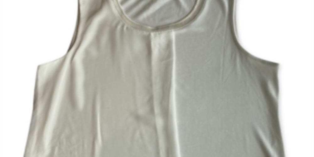Blusa feminina Alfani lisa sem mangas, branca, tamanho médio