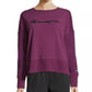 Moletom Champion Heritage Cotton Mix-Texture Feminino Roxo Escuro Tamanho Médio