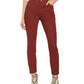Calça jeans skinny feminina INC International Concepts Essentials vermelha tamanho 2