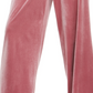 Calça feminina de veludo com perna larga Paperbag da INC International Concepts, rosa, tamanho pequeno