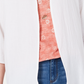 Top quimono feminino de algodão com acabamento em borla Style &amp; Co, branco, tamanho extragrande
