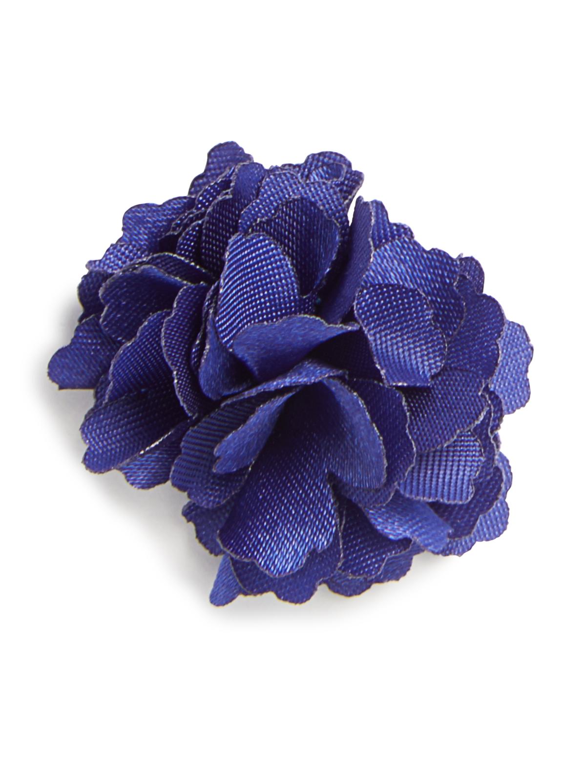 The Gift Masculino Broche de Lapela Flor Floral Borboleta Clutch Azul Tamanho Regular