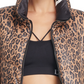 Jaqueta Puffer Reversível Sport Feminina DKNY Preta Tamanho Médio