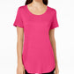 Top NOSOTOCK JM Collection Feminino com Decote Redondo Rosa Tamanho P