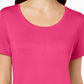Top NOSOTOCK JM Collection Feminino com Decote Redondo Rosa Tamanho P