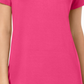 Top NOSOTOCK JM Collection Feminino com Decote Redondo Rosa Tamanho P