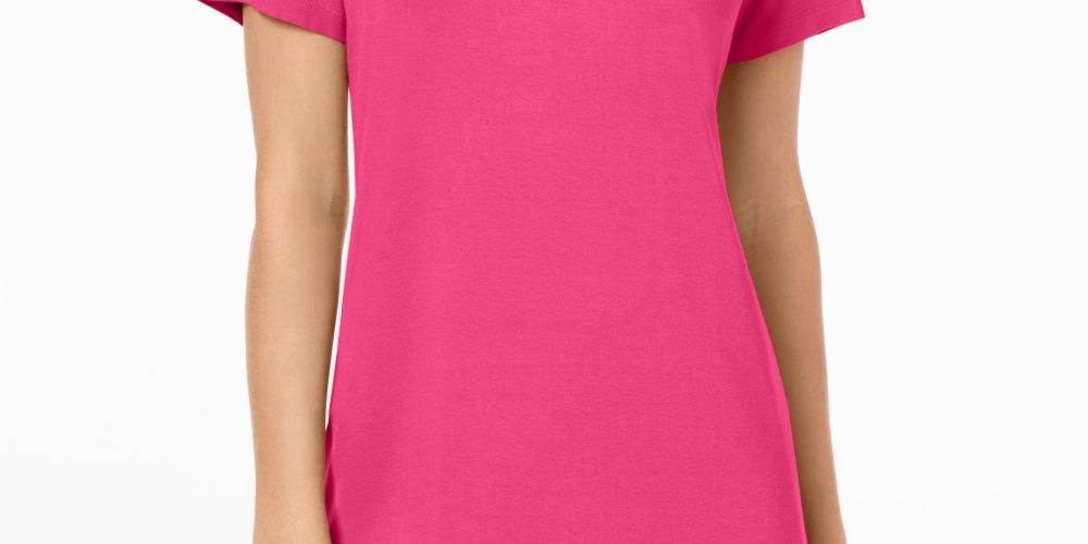 Top NOSOTOCK JM Collection Feminino com Decote Redondo Rosa Tamanho P