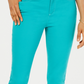 Calça jeans feminina Charter Club Tummy-Control Bristol Capri, azul, tamanho 4