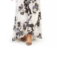 Vestido longo feminino Calvin Klein Plus Size com estampa floral em chiffon, rosa, tamanho 24W