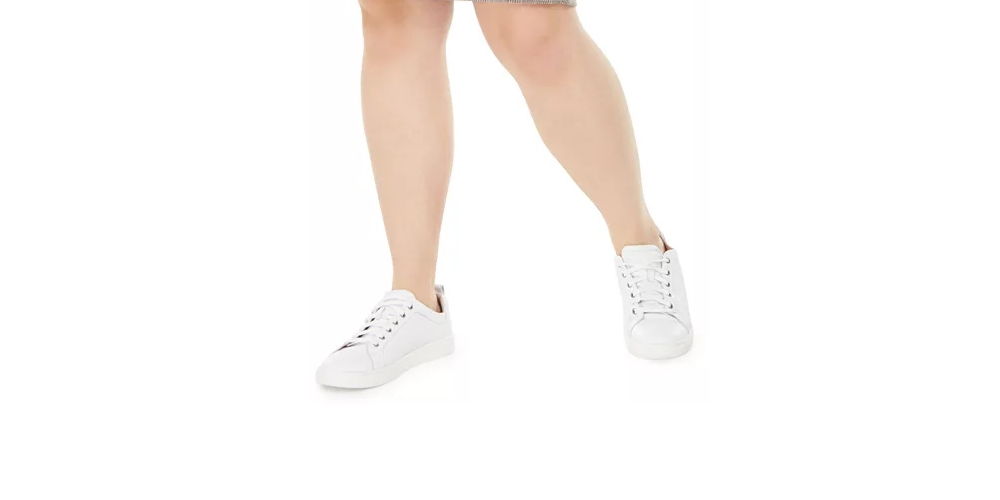 Saia lápis xadrez plus size da Bar III feminina, bege, tamanho 14W