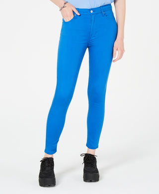 Celebrity Pink Juniors' Colored Skinny Ankle Jeans Blue Size 1