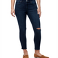 Calça jeans skinny feminina William Rast, cintura média, azul, tamanho 32