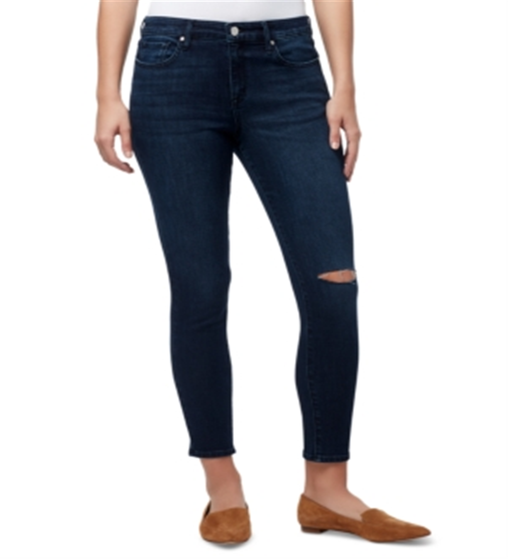 Calça jeans skinny feminina William Rast, cintura média, azul, tamanho 32
