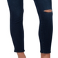 Calça jeans skinny feminina William Rast, cintura média, azul, tamanho 32