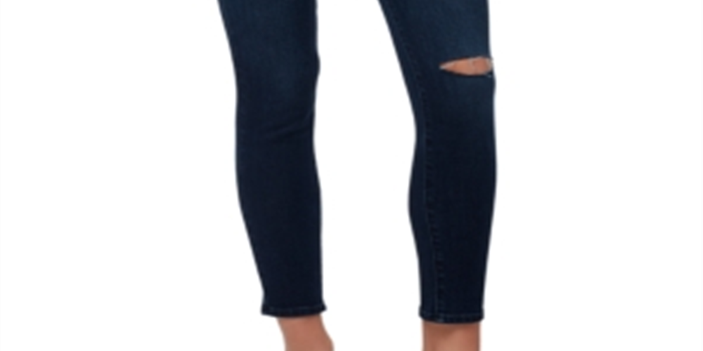 Calça jeans skinny feminina William Rast, cintura média, azul, tamanho 32