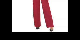 Macacão Tommy Hilfiger Feminino Crepe com Cinto Vermelho Tamanho 2