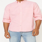 Camisa Oxford Masculina Nautica Classic Fit Rosa Tamanho X-G