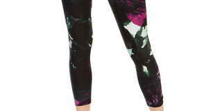 Calça legging feminina Calvin Klein Performance com estampa de cintura alta, verde, tamanho XX-G