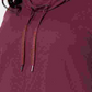 Calvin Klein Performance Plus Cowlneck Top Colorblocked Feminino Vinho/Preto/Cinza Tamanho 1X