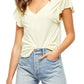 Camisa Effortless Feminina Free People Amarela Tamanho P
