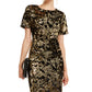Vestido de lantejoulas feminino INC International Concepts tamanho dourado pequeno