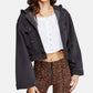 Jaqueta feminina Free People cinza tamanho pequeno