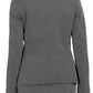 Blazer feminino Kasper com gola entalhada, preto, tamanho 16