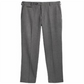 Calça social Ralph Lauren para meninos, frente lisa, cinza, tamanho 27W
