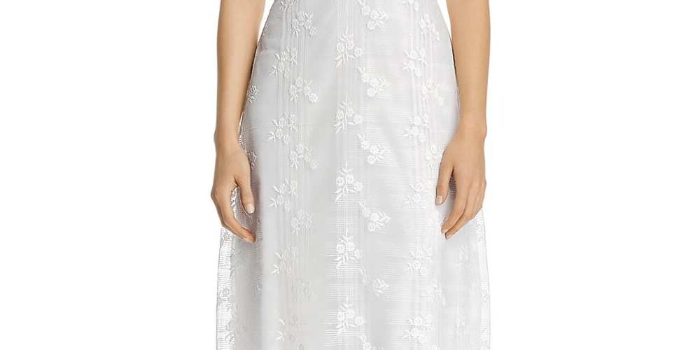 Vestido de coquetel feminino Adrianna Papell com manga curta, decote em V, comprimento até o joelho, tamanho 0