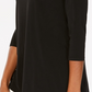 JM Collection Top Feminino com Ombros De fora e Enfeites Preto Tamanho PS