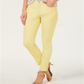 Jeans Curvy Fit Skinny Fashion Feminino Style &amp; Co Amarelo Tamanho 12
