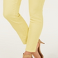 Jeans Curvy Fit Skinny Fashion Feminino Style &amp; Co Amarelo Tamanho 12