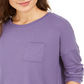 Pijama térmico feminino Alfani, roxo, tamanho XL