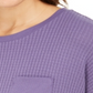 Pijama térmico feminino Alfani, roxo, tamanho XL