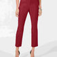 Calça feminina cropped reta INC International Concepts vermelha tamanho 8