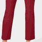 Calça feminina cropped reta INC International Concepts vermelha tamanho 8