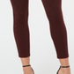 Leggings de malha de tweed de cintura alta para mulheres Hue, tamanho grande, vermelho