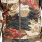 American Rag Moletom com capuz masculino Juxtaposed Camo Bomber bege tamanho X-Large
