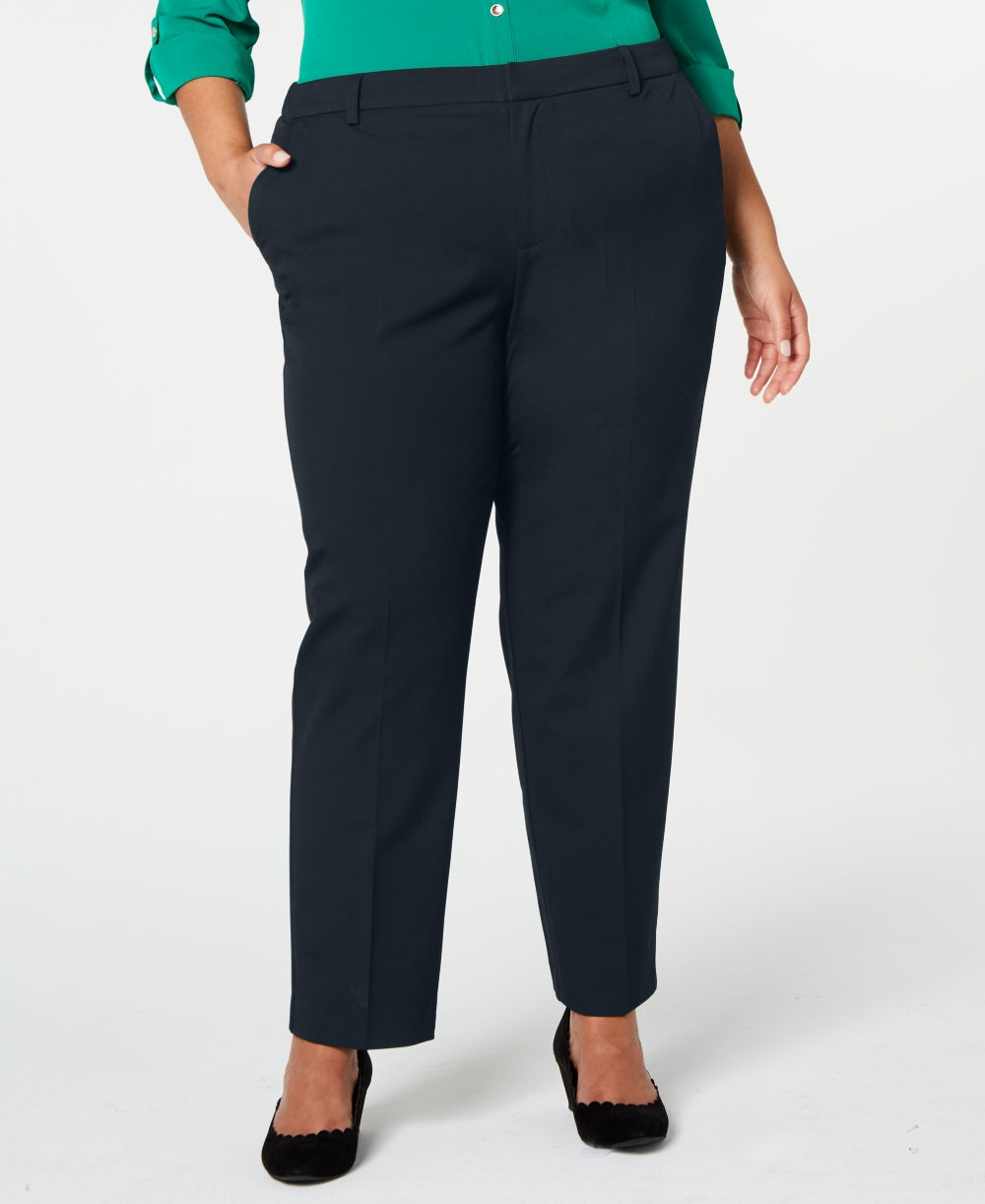 Calça feminina justa no tornozelo Charter Club, azul, tamanho pequeno