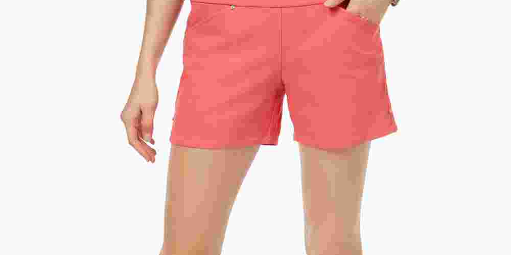 INC International Concepts Shorts Curvy Feminino Rosa Tamanho 0